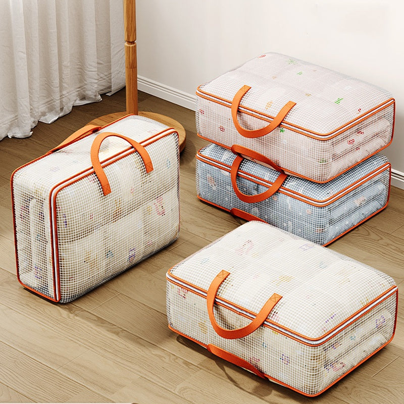 Large Capacity Waterproof PVC Buggy Bag for Moving Luggage Quilt Clothing