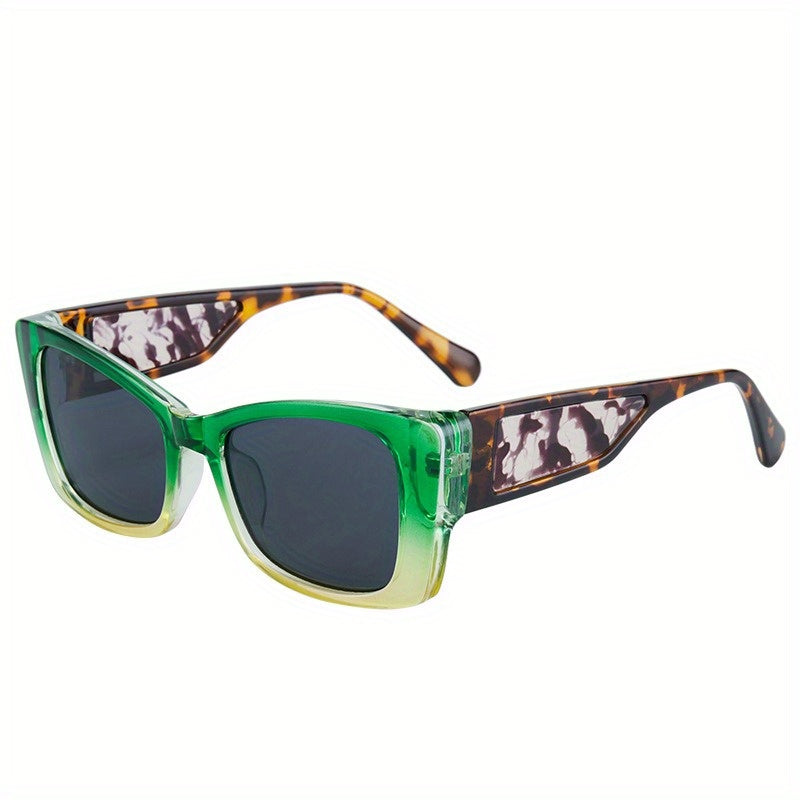 Y2K Square Sunglasses Retro Block Glasses UV400