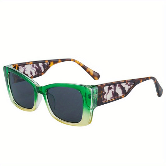 Y2K Square Sunglasses Retro Block Glasses UV400