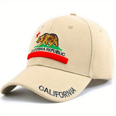 Street Canvas Baseball Cap Summer Letter Embroidery Peaked Cap