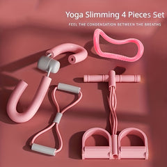 4pcs Yoga Equipment Set for Body Training Muscle Flexibility