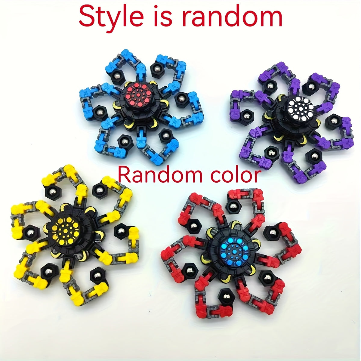 Small Spinner Relaxing Mechanical Toy for Teens Ages 3-12 Random Colors