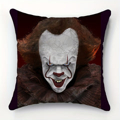 Halloween Horror Peach Velvet Pillowcase Home Decoration