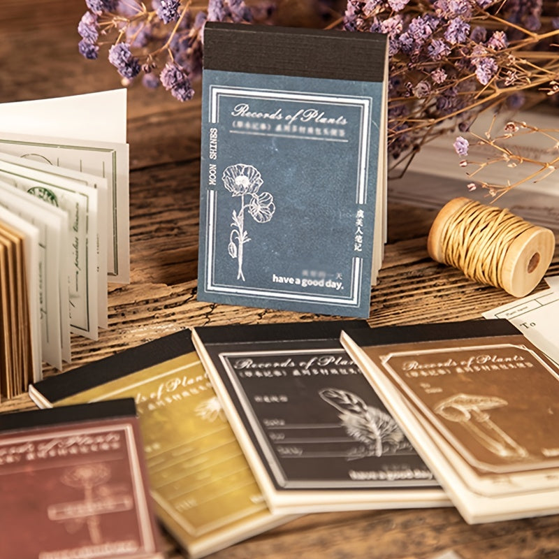 Inviscid Notepad Retro Decorative Paper for Reading Enthusiasts