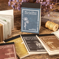 Inviscid Notepad Retro Decorative Paper for Reading Enthusiasts