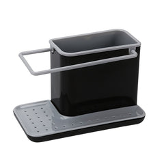 Kitchen Sponge Storage Rack - Dish Soap and Cleaning Supplies Organizer