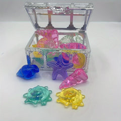 20pcs Colorful Submersible Gems Pool Toys - Underwater Acrylic Gems Collection