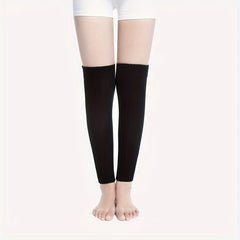 Ribbed Leg Warmers Soft & Comfy All match Socks Women's Stockings