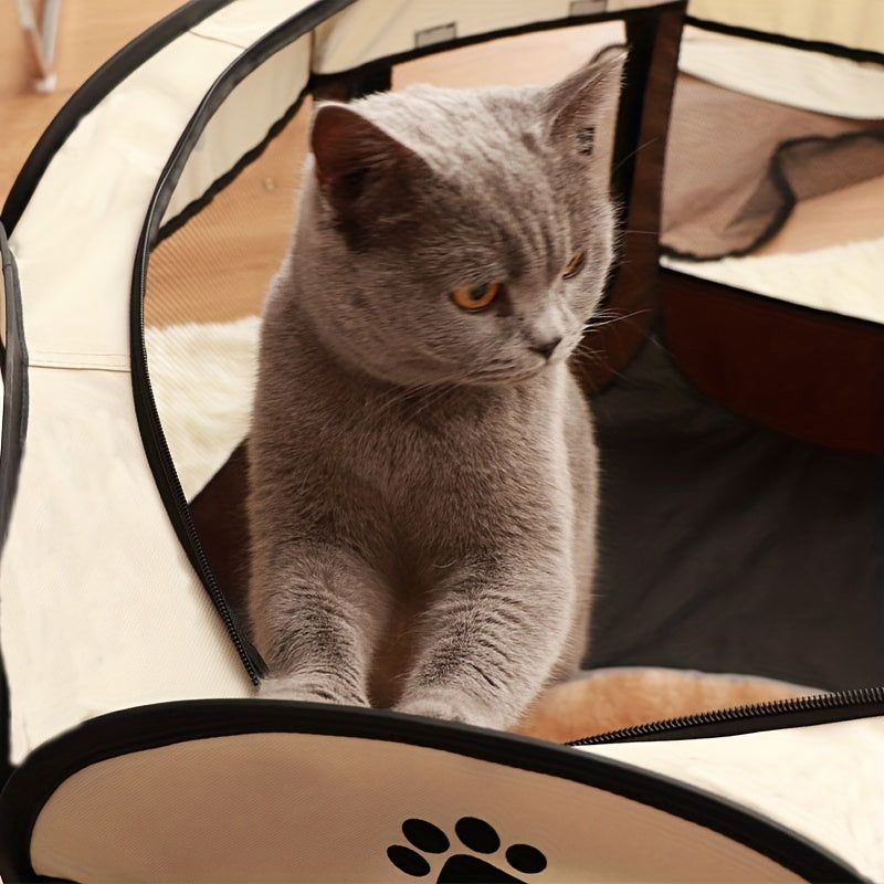 Breathable Mesh Pet Cage For Dogs And Cats Easy Transition Room
