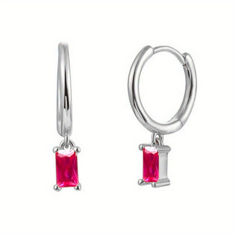 Colorful Drop Earrings 24K Plated Copper Earrings