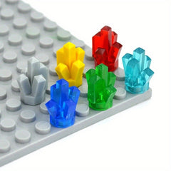 50pcs MOC Transparent Crystal Stone Building Blocks Model Accessories