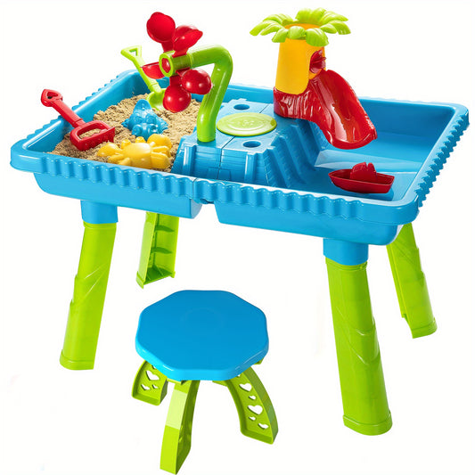 TEMI Kids Beach Toys Activity Sensory Play Table Outdoor Water Activity Tables