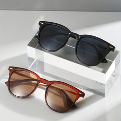 Retro Round Sunglasses Vintage Rivet UV400 Sun Shades For Men Women