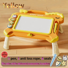 Magnetic Drawing Board with Erasable Surface Seals & Stickers