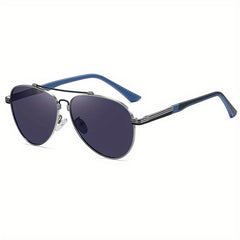 Retro Aviator Men's Sunglasses UV400 Protection
