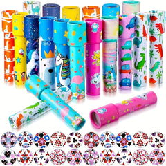 12pcs Rotating Kaleidoscope Science Toys for Parties and Classroom Rewards