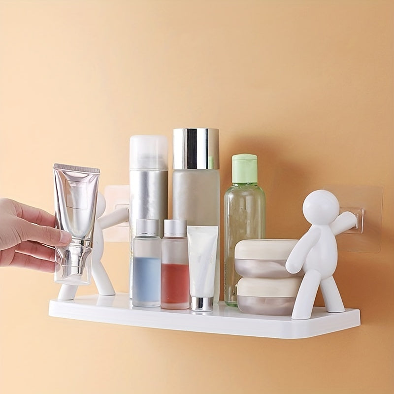 Small Person Bathroom Organizer Rack Cosmetic Storage Shelf