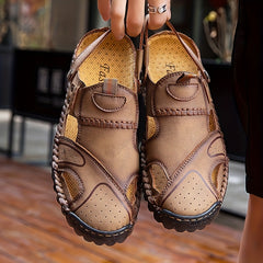 Men's Casual Closed Toe Slip On Sandals Anti-skid Rubber Sole