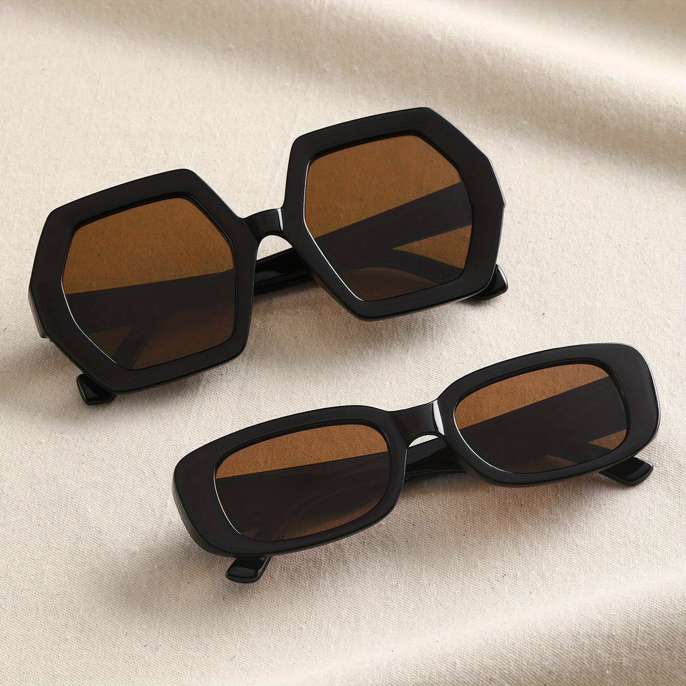 Y2K Rectangle Geometric Sunglasses Retro Outdoor Glasses UV400