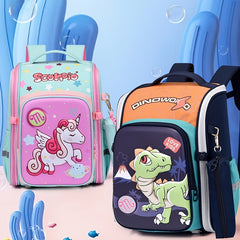 Kids Dino Unicorn Backpack Lightweight Schoolbag for Boys Girls