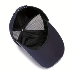 Men's Fishing Hat Mesh Sun Cap Breathable Outdoor Summer Peaked Gauze
