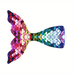 Gradient Holographic Fishtail Hair Clip Y2K Hair Accessories