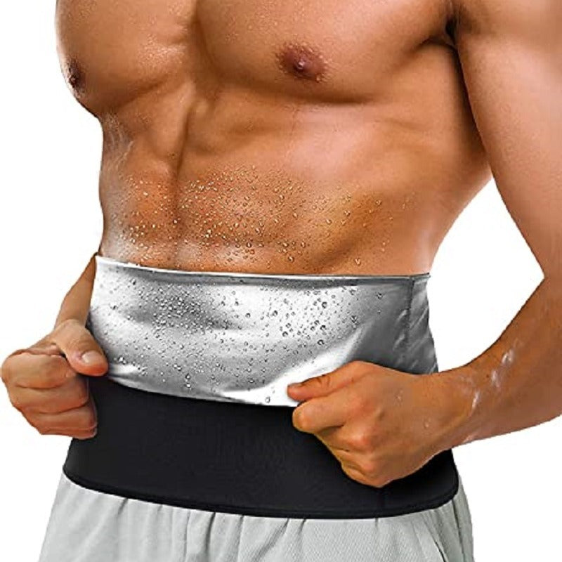 Size Up Waist Trimmer Sauna Ab Belt For Men - American Football