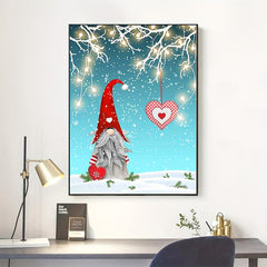 Gnome Man Canvas Painting Poster for Home Wall Decoration Art