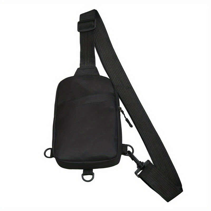 Men's Nylon Crossbody Bag Small Casual Phone Chest Bag Multifunctional Diagonal