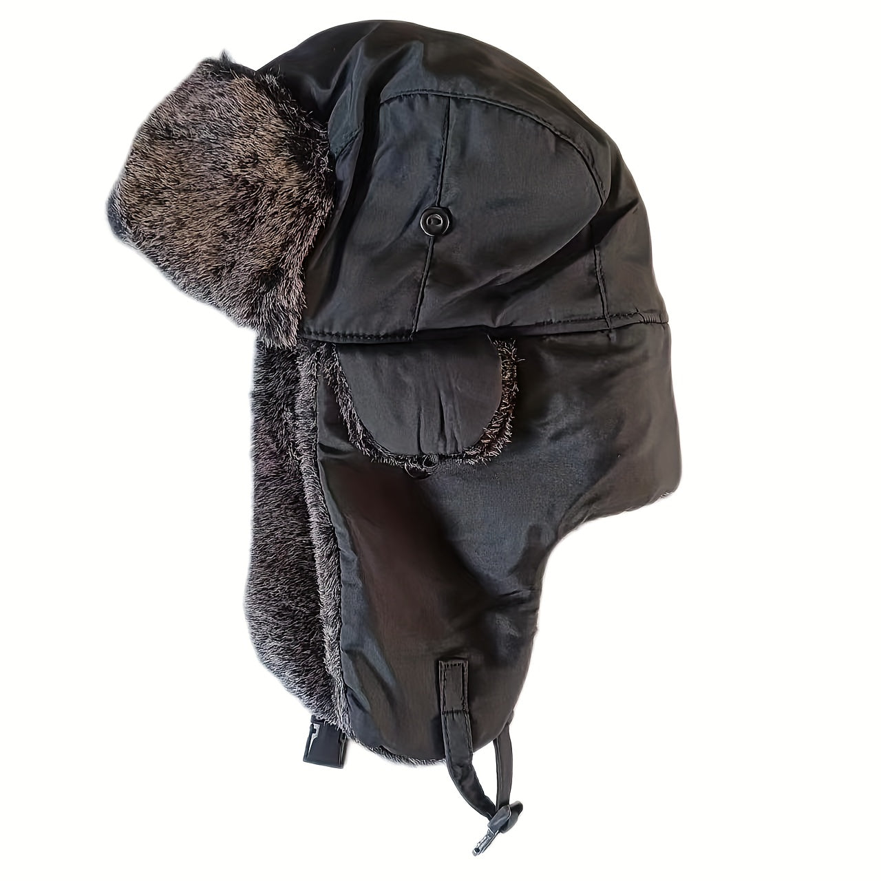 Cotton Winter Hat with Earflaps