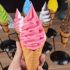 PVC Ice Cream Sculpture, Faux Ice Cream Model for Home Decor