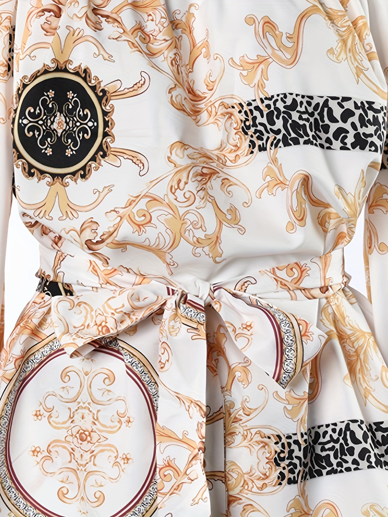 Leopard Print Two piece Shorts Set Off Shoulder Top & Shorts