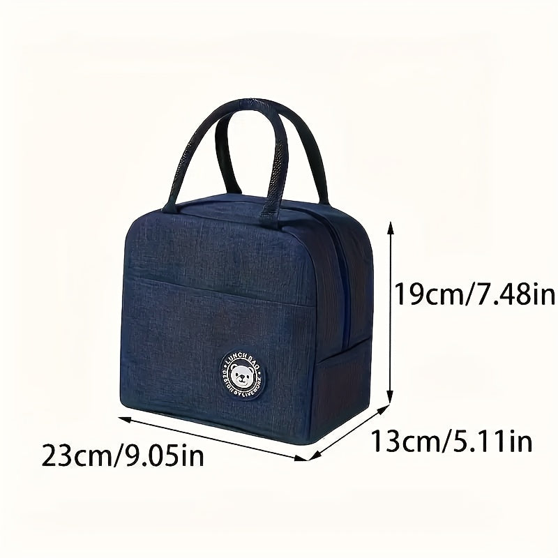 Reusable Insulated Aluminum Foil Bag Leak Proof Heat Resistant Ice Bag Carrier