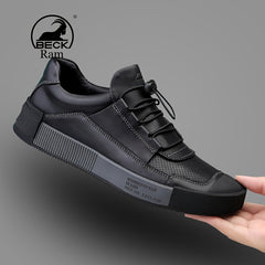 Men's Leather Lace Up Casual Shoes