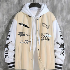 Men's Soft shell Botton Up Jacket With Pockets