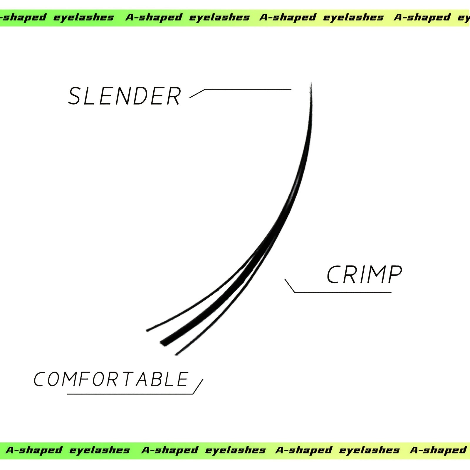 M Shape Grafted Eyelashes Natural Individual Lashes Cluster