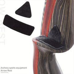 4pcs Archery Arrow Rest Pad Adhesive Patch Recurve Bow Arrows Sticker