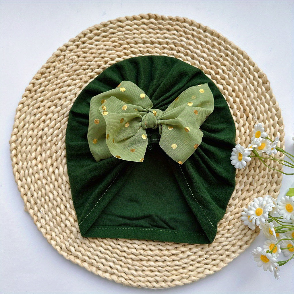 Soft Baby Headband Bowtie Hat for Newborns