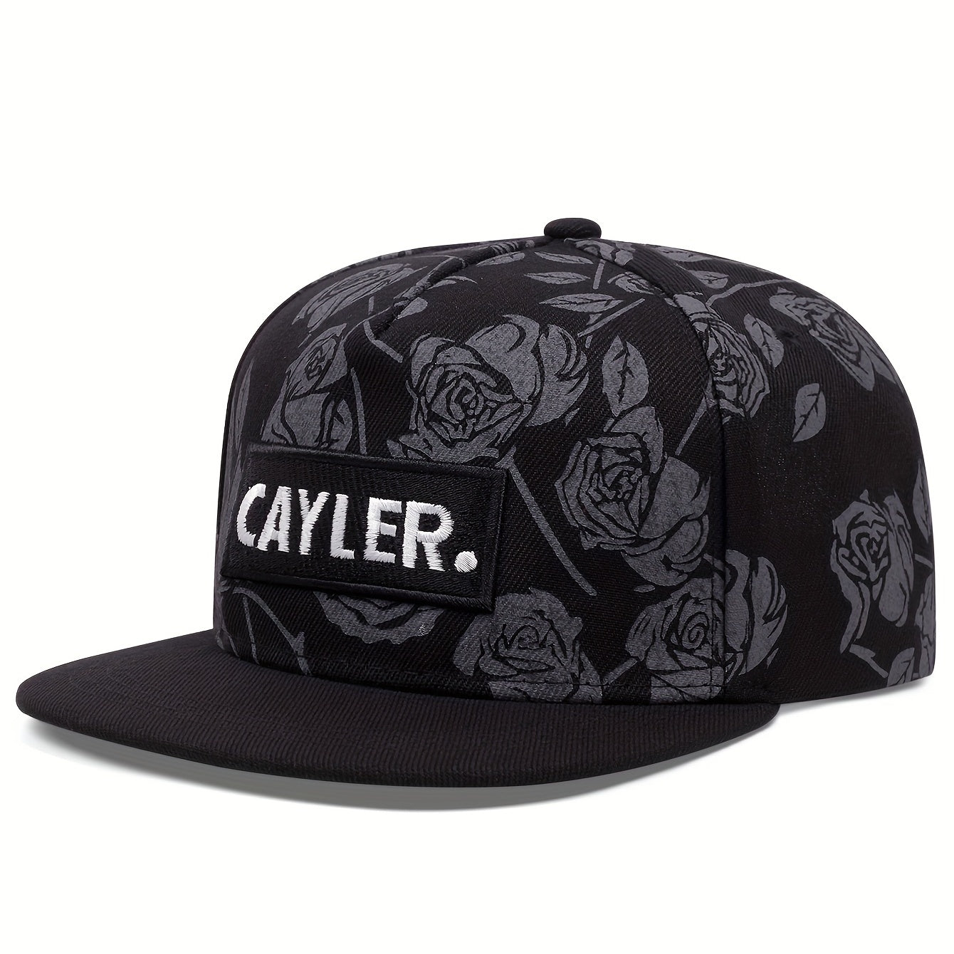 Men's Alphabet Embroidery Hip Hop Flat Brim Hat