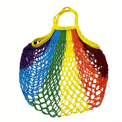 Short Handle Mesh Bag Regular Shoulder Carrying Net Shopping Bag Reusable