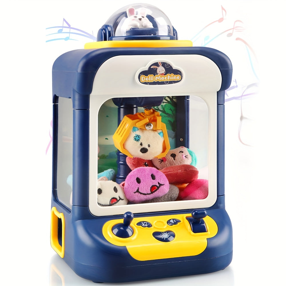 Claw Machine Clip Doll Machine Small Home Music Light Children's Gift Toy