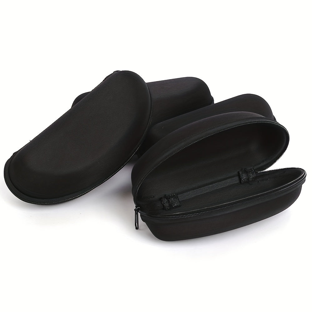 1pc Zipper Glasses Case Casual Decorative Glasses Case