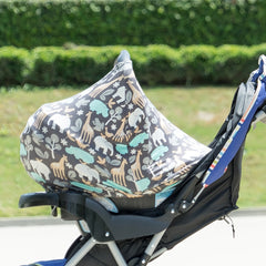 Baby Car Seat Cover Canopy Nursing Cover Animals