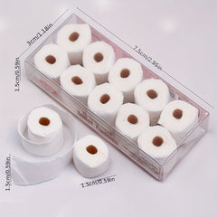 DIY Dollhouse Tissue Model Detachable Prop Mixed Colors