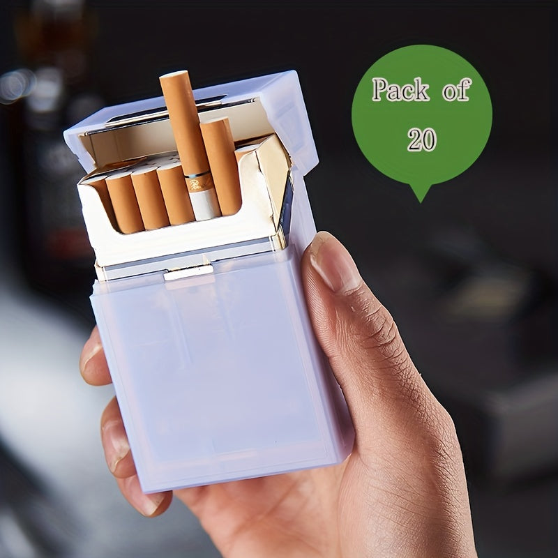 Transparent Cigarette Case Holder for 20 Packs