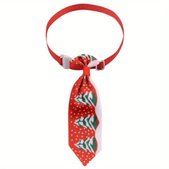 Christmas Pet Dress Up Collar Cartoon Dog Bow Tie