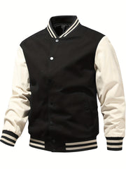 Men's Lightweight Loose Baseball Jacket