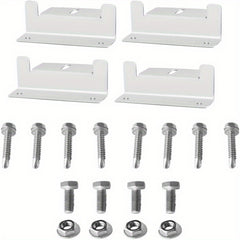 4pcs Outdoor RV Solar Bracket Aluminum Alloy Solar Panel Mounting Block