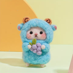 Plush Sheep Wool Felt DIY Material Package Doll Decoration Pendant