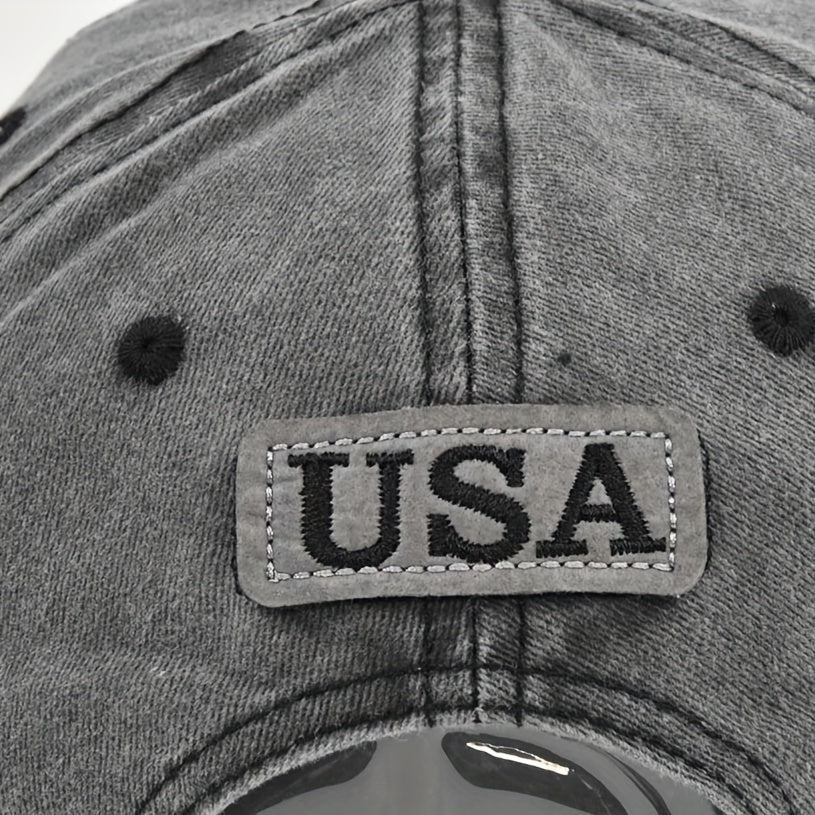 Vintage Baseball Cap American Flag Trucker Hip Hop Sun Hat